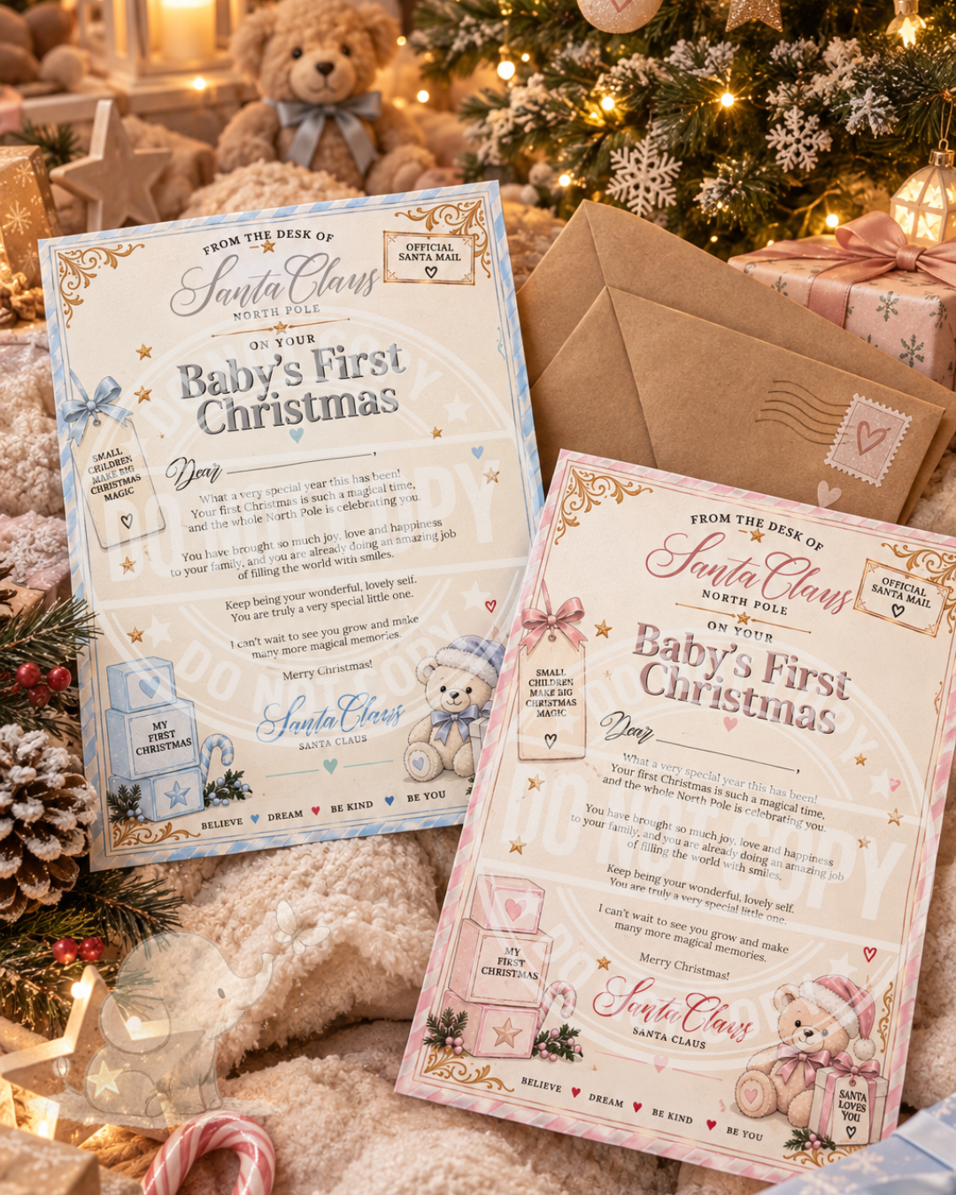 Baby’s First Christmas Santa Letter