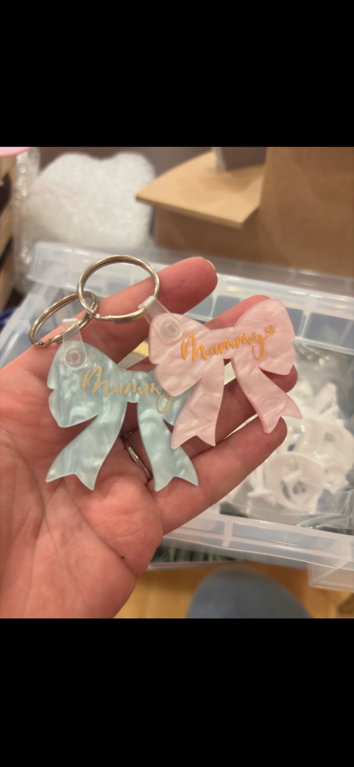 Clearance keyrings