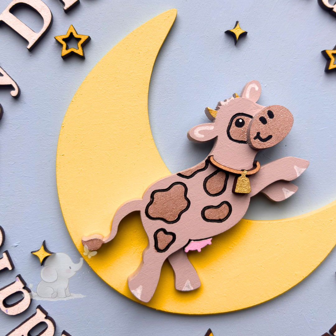 Hey Diddle Diddle wall plaque