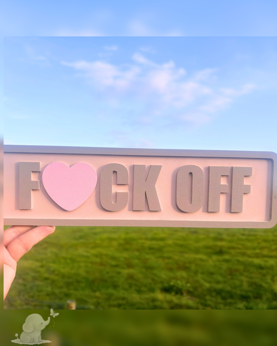 Clearance sweary plaques