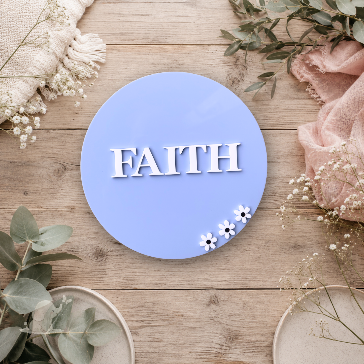 Acrylic name plaque