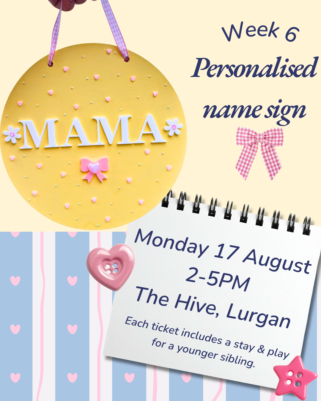 Week 6 Summer Craft Club 17/8/26
