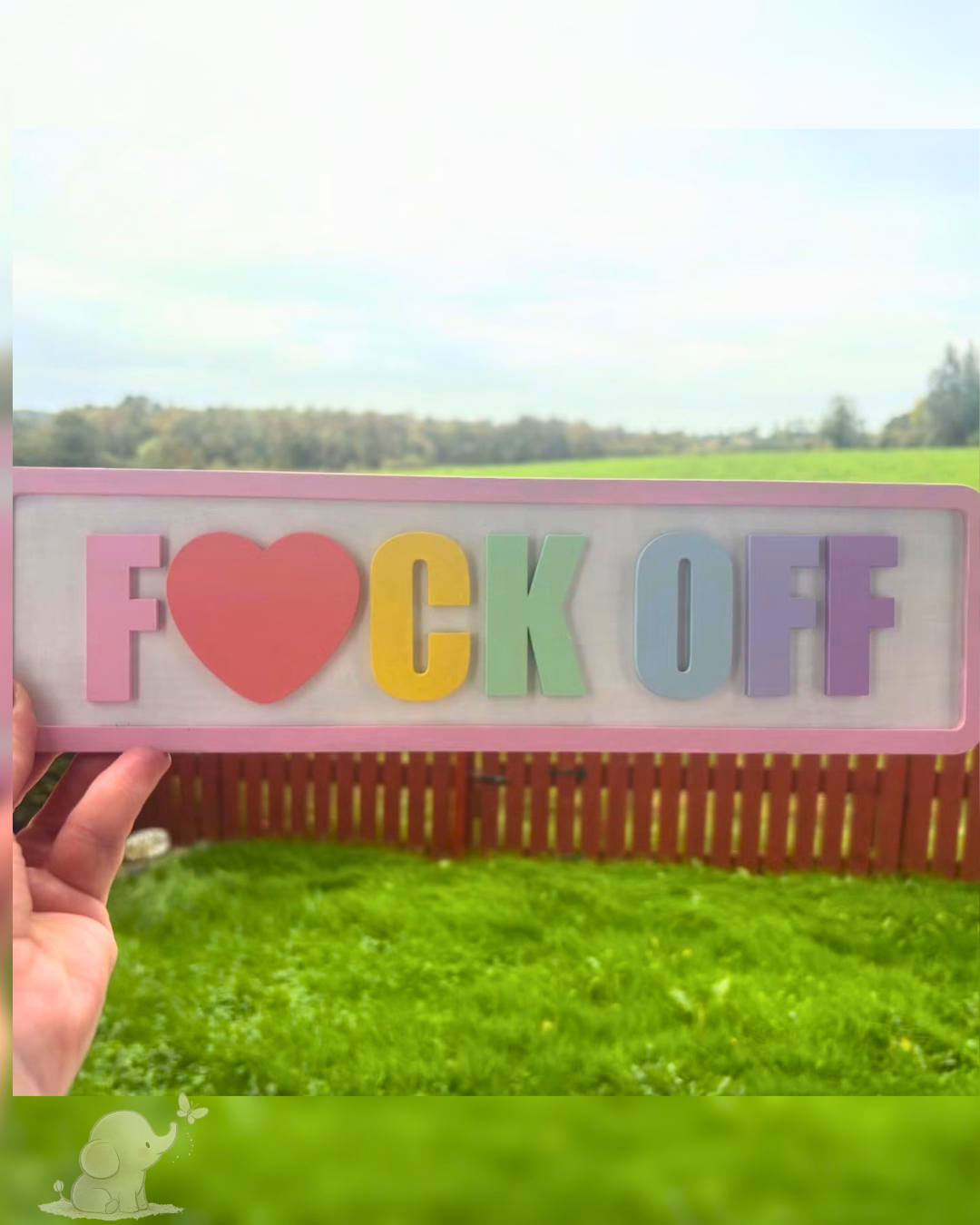 F🩶CK OFF wall plaque